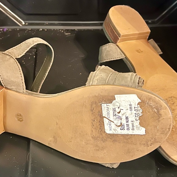Steve Madden Olive Nu buck sandals size 7 - Picture 4 of 5
